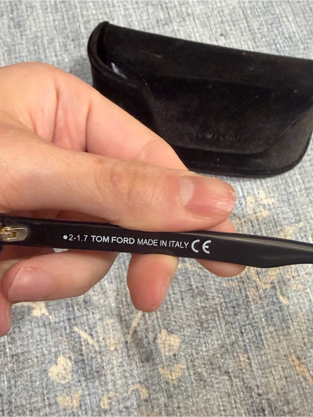 Tom Ford Black Sunglasses with Dark Lenses